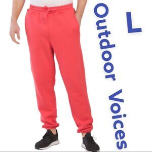 Outdoor Voices Teddy Cotton Sweatpants Size L New